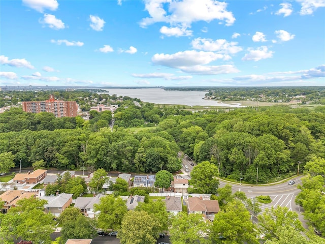 222-47 Garland Dr, Bayside, NY 11364 - aerial view of a nearby body of water and a forest