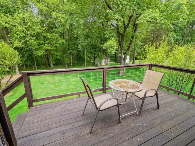29 Sachson Pl, Wappingers Falls, NY 12590 - wooden terrace featuring a lawn and outdoor dining area