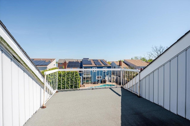 1270 Mara Ct, Atlantic Beach, NY 11509 - balcony with view of pool and a residential view