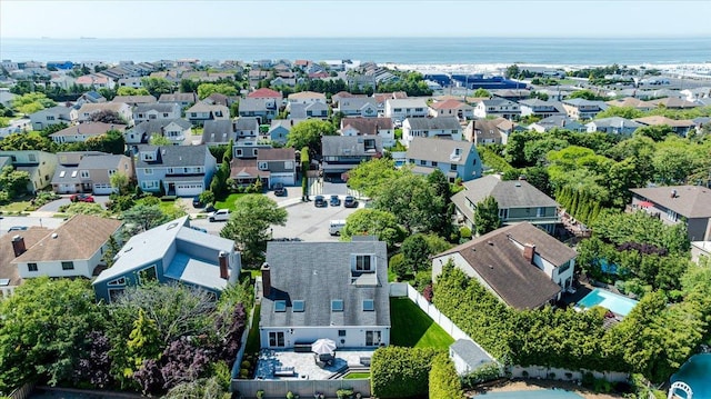 1270 Mara Ct, Atlantic Beach, NY 11509 - aerial view of residential area featuring a nearby body of water