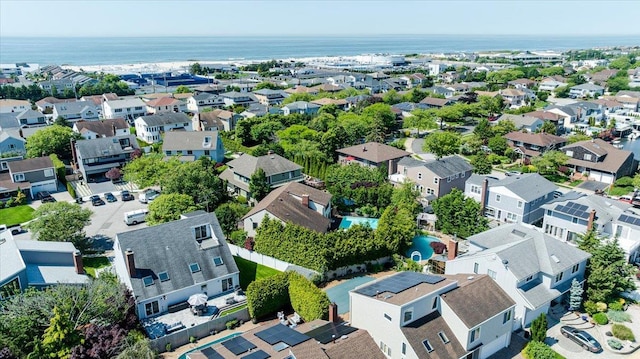 1270 Mara Ct, Atlantic Beach, NY 11509 - aerial perspective of suburban area featuring a nearby body of water