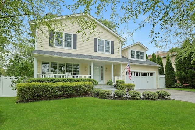 15 Old Farm Rd, Scarsdale, NY 10583 - traditional-style house with asphalt driveway and covered porch