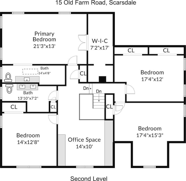 15 Old Farm Rd, Scarsdale, NY 10583 - room layout