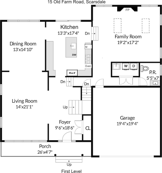 15 Old Farm Rd, Scarsdale, NY 10583 - home floor plan