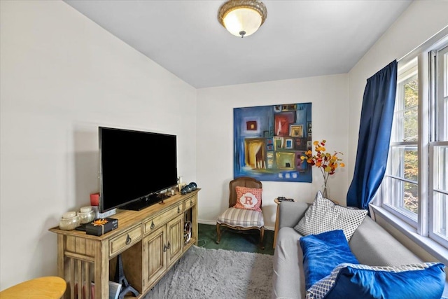 102 Broadway, Dobbs Ferry, NY 10522 - sitting room featuring plenty of natural light, baseboards, and carpet floors