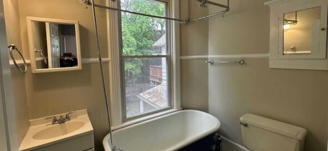13 Hooker Ave, Poughkeepsie, NY 12601 - full bath with a freestanding tub and vanity