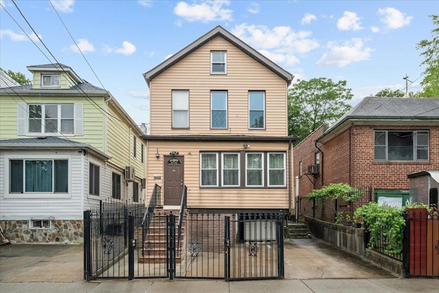 2140 Story Ave, Bronx, NY 10473 - traditional home with a fenced front yard and a gate