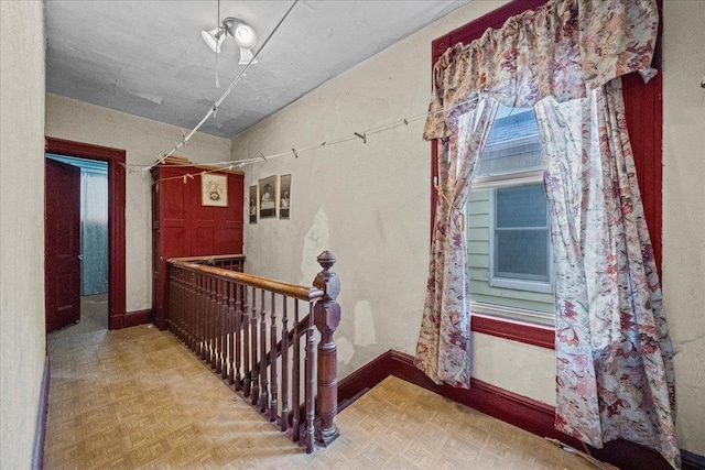 2140 Story Ave, Bronx, NY 10473 - hallway featuring an upstairs landing and baseboards