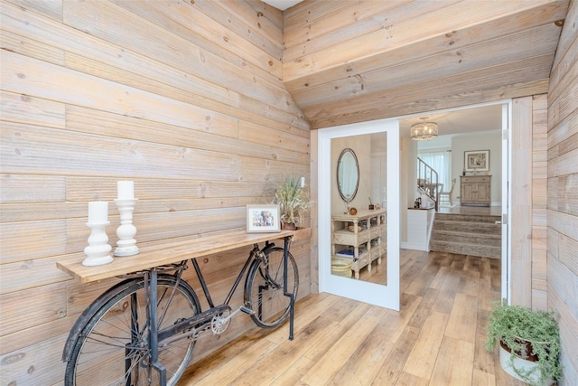 36 Randy Ln, Plainview, NY 11803 - office space featuring light wood-type flooring and wood walls
