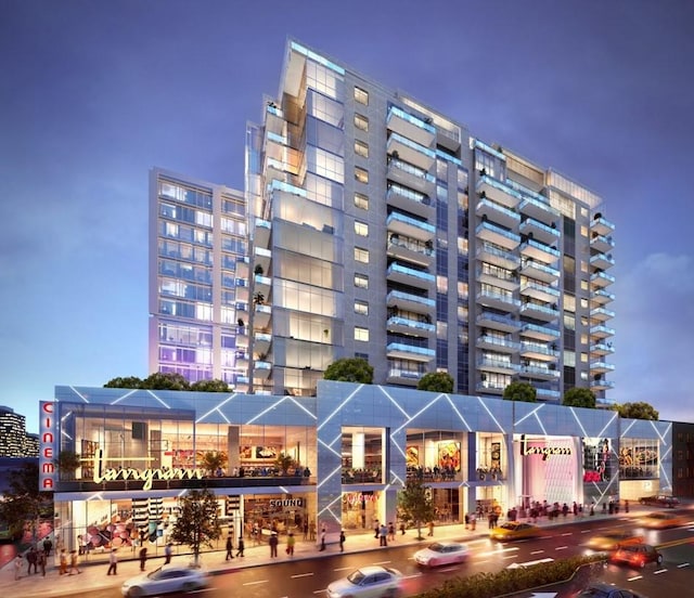133-36 37th Ave Unit 8B, Flushing, NY 11354 - view of property at twilight