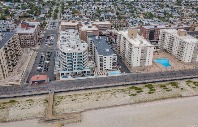 425 Shore Rd Unit 2B, Long Beach, NY 11561 - aerial view of a pool area