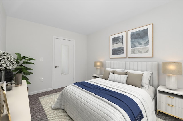 425 Shore Rd Unit 2B, Long Beach, NY 11561 - carpeted bedroom with baseboards