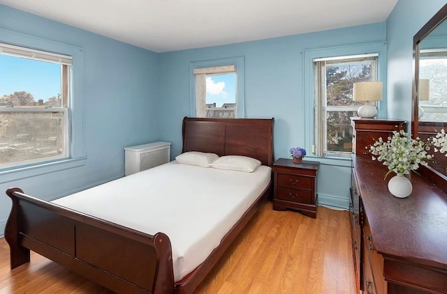 17103 45th Ave, Flushing, NY 11358 - bedroom featuring light wood-type flooring