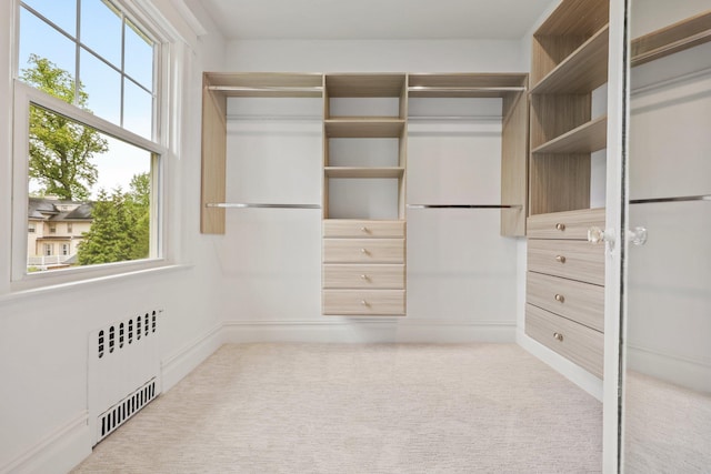 158 Loring Ave, Pelham, NY 10803 - walk in closet with radiator heating unit and carpet