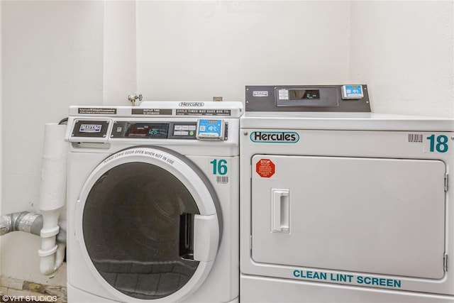 35 Stewart Pl Unit 302, Mount Kisco, NY 10549 - community laundry room featuring washer and clothes dryer
