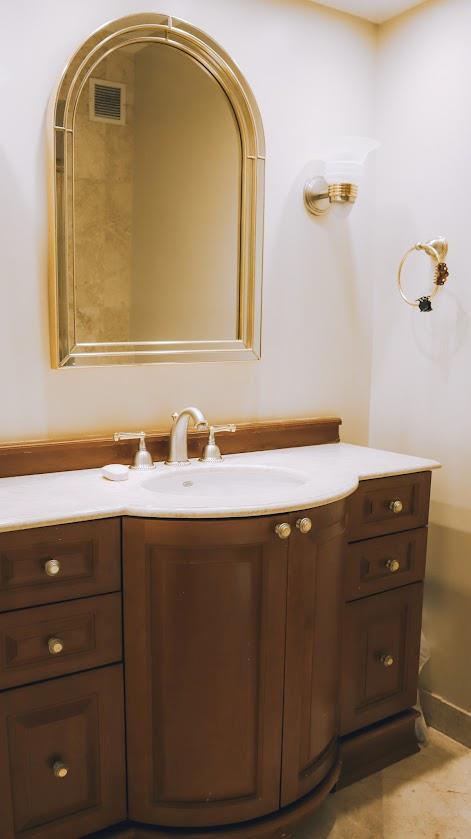 200 High Point Dr Unit 302, Hartsdale, NY 10530 - bathroom with vanity and baseboards