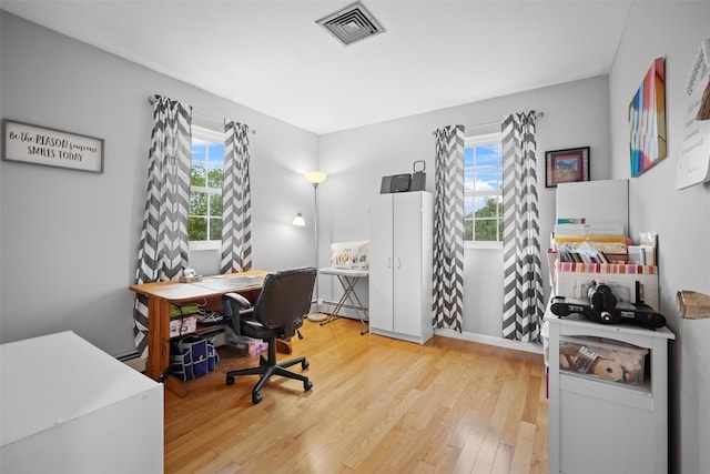 7 Pilgrim Ln, Washingtonville, NY 10992 - office area with plenty of natural light, wood finished floors, baseboard heating, and baseboards