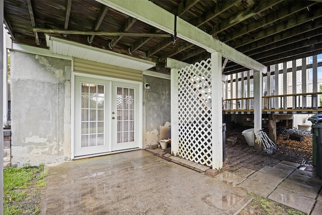 7 Pilgrim Ln, Washingtonville, NY 10992 - view of patio / terrace with french doors and a deck