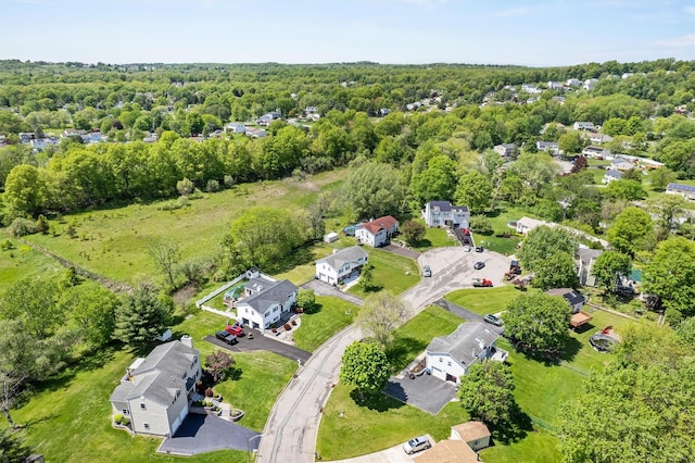 7 Pilgrim Ln, Washingtonville, NY 10992 - aerial view of residential area with a forest