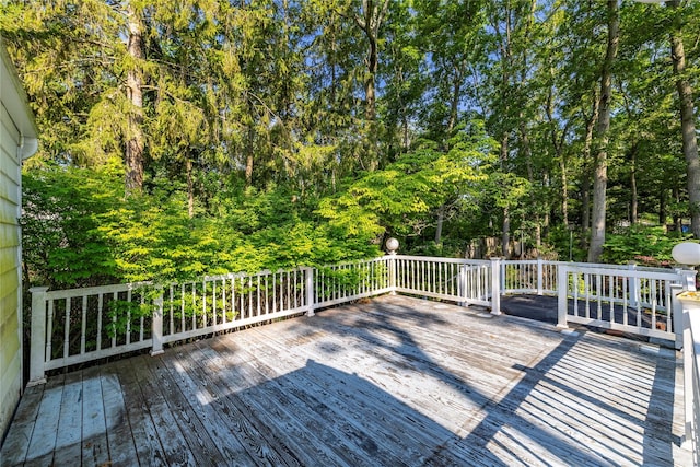 810 Tooker Ave, West Babylon, NY 11704 - view of wooden deck