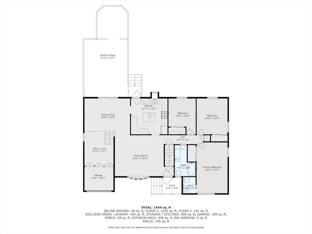 810 Tooker Ave, West Babylon, NY 11704 - view of floor plan / room layout