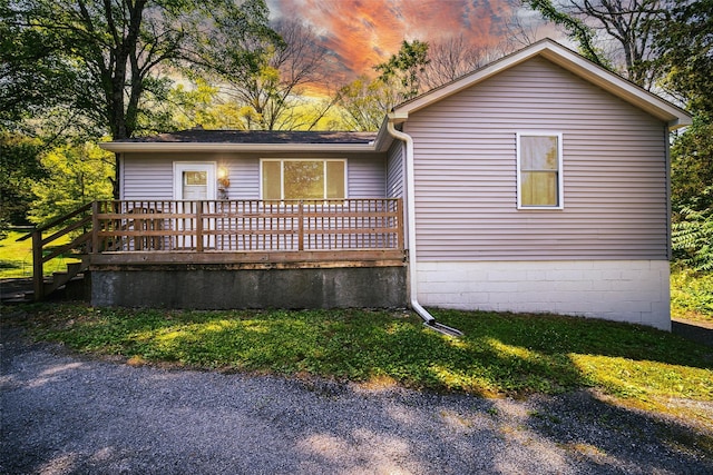 287 Norton Rd, Red Hook, NY 12571 - view of front of property featuring a deck
