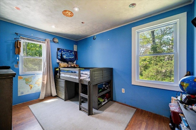 287 Norton Rd, Red Hook, NY 12571 - bedroom featuring multiple windows, wood finished floors, recessed lighting, and baseboards
