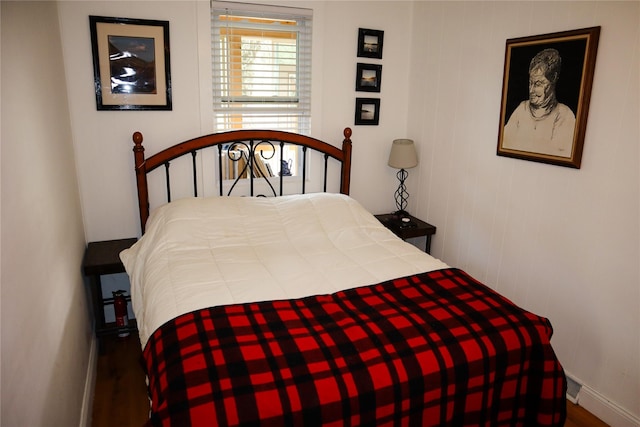 240 Cooks Brook Rd, Roscoe, NY 12776 - bedroom with baseboards and wood finished floors