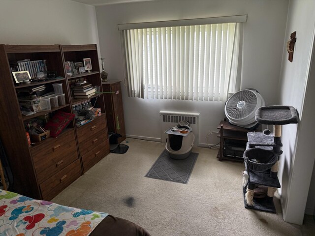 1055 Melissa Ln, North Bellmore, NY 11710 - bedroom featuring carpet and radiator heating unit