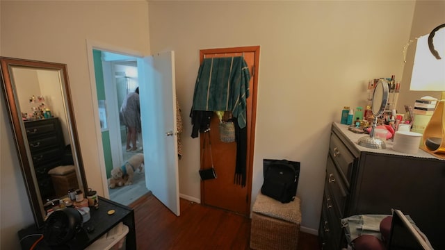 5214 92nd St, Elmhurst, NY 11373 - bedroom featuring dark wood finished floors and baseboards