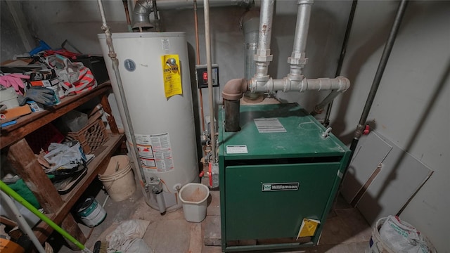 5214 92nd St, Elmhurst, NY 11373 - utility room featuring water heater