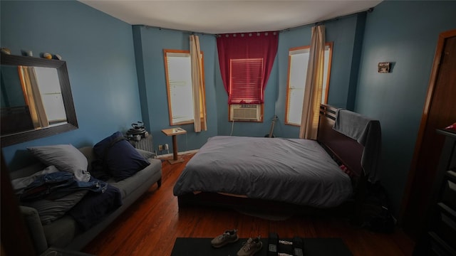5214 92nd St, Elmhurst, NY 11373 - bedroom featuring wood finished floors and cooling unit