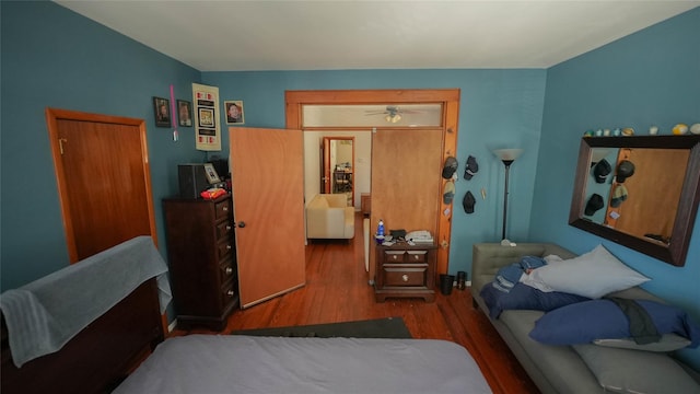 5214 92nd St, Elmhurst, NY 11373 - bedroom with wood finished floors
