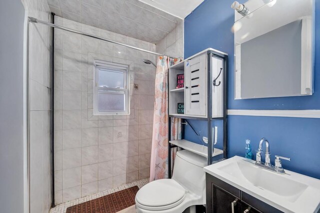 56 Mary St, Valley Stream, NY 11580 - full bath featuring toilet, a stall shower, and vanity