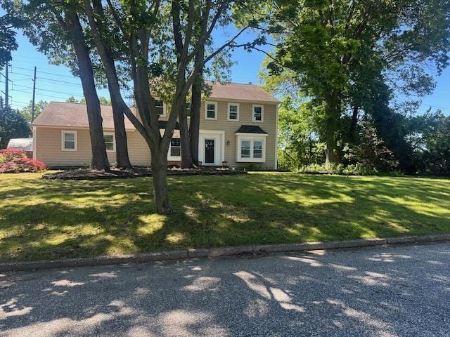 44 Vineyard Way, Mount Sinai, NY 11766 - colonial house with a front yard