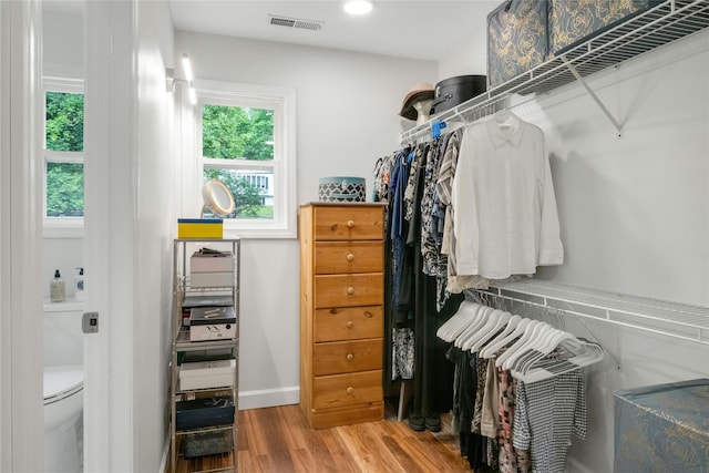 100 Castle Rd, Chappaqua, NY 10514 - spacious closet featuring wood finished floors