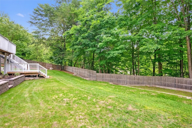 100 Castle Rd, Chappaqua, NY 10514 - view of yard with stairs