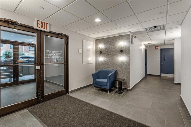 342 E 119th St Unit 6D, New York Manhattan, NY 10035 - common area with a paneled ceiling
