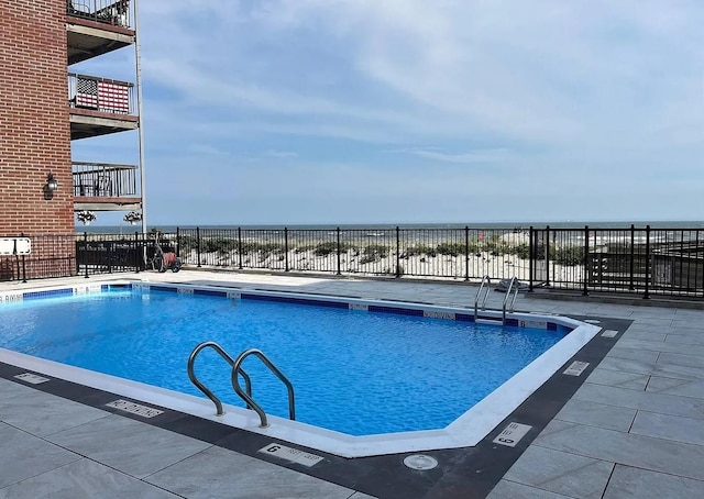 750 Shore Rd Unit 1M, Long Beach, NY 11561 - community pool featuring a water view