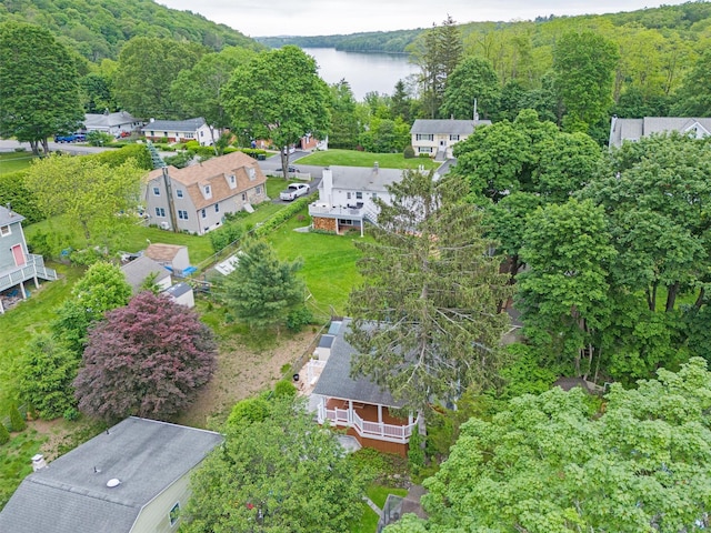 12 Hillside Ter, Amawalk, NY 10501 - aerial view of a nearby body of water and a forest