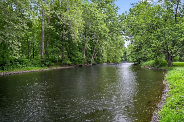 109 Sleight Plass Rd, Poughkeepsie, NY 12603 - water view featuring a heavily wooded area