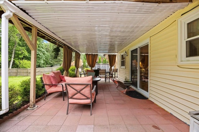 550 Saw Mill River Rd, Millwood, NY 10546 - fenced backyard featuring outdoor dining space, a patio, and an outdoor hangout area