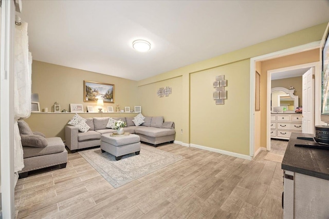 550 Saw Mill River Rd, Millwood, NY 10546 - living room with light wood-type flooring and baseboards