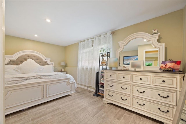 550 Saw Mill River Rd, Millwood, NY 10546 - bedroom featuring light wood-style flooring and recessed lighting