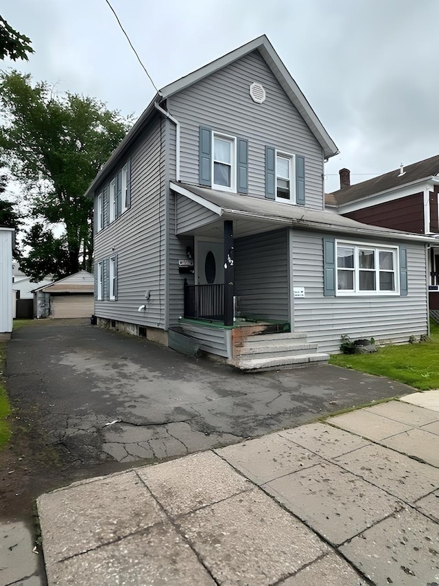 142 Ball St, Port Jervis, NY 12771 - view of traditional home