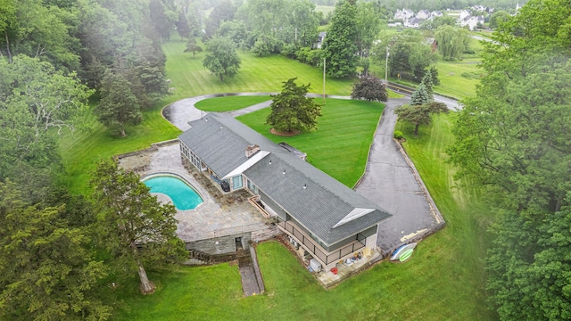 736 State Route 94 N, Warwick, NY 10990 - view from above of property featuring a pool area