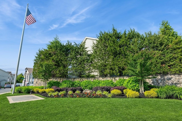 174 Spring Dr Unit 174, East Meadow, NY 11554 - community / neighborhood sign featuring a yard
