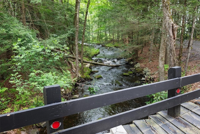 11 Waldweg Dr, Sparrowbush, NY 12780 - deck with a view of trees