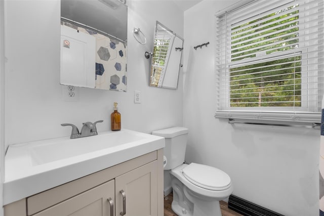 11 Waldweg Dr, Sparrowbush, NY 12780 - full bathroom with toilet, vanity, and wood finished floors