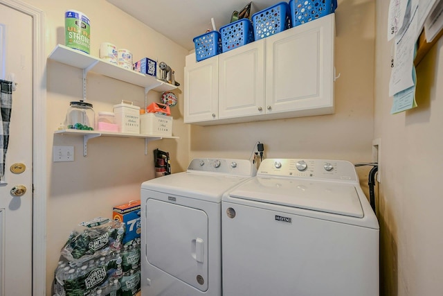 370 Pheasant Pl, Greenport, NY 11944 - washroom featuring independent washer and dryer and cabinet space